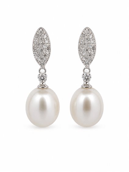 Ohrringe Comete Dame in Gold Perla 10 Ct ORP 485 - ORP 485
